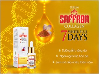 Serum saffron collagen white plus 7 days  - Tuyệt tác cho làn da sáng hồng